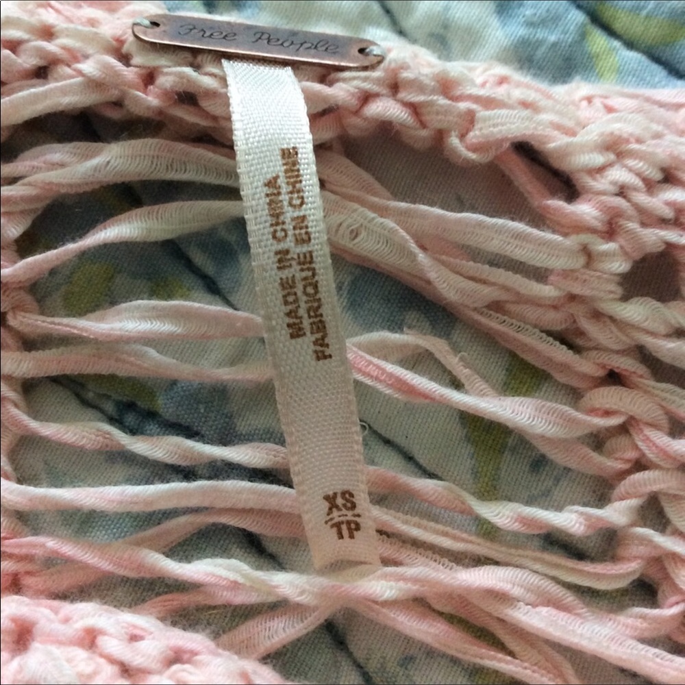 Free People Boho Sweater Fringe Top - Picture 2 of 4